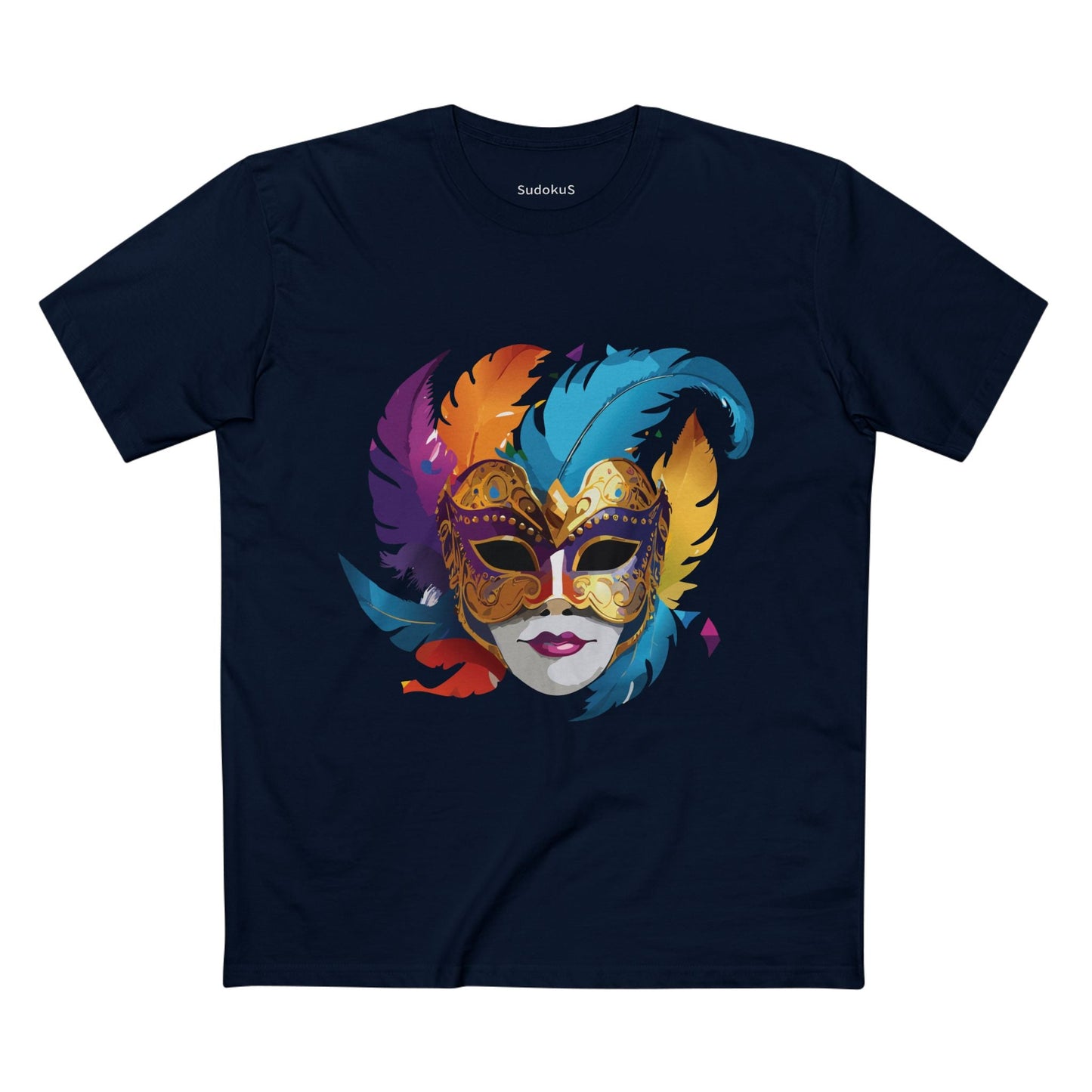 Mask Graphic Unisex 100 Cotton Staple Tee 39
