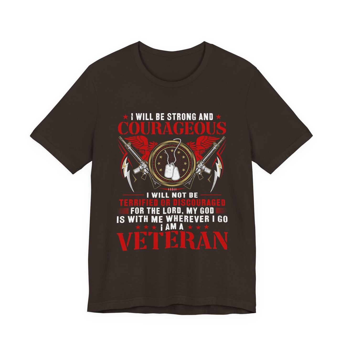 Army Veteran Patriotic Graphic Design Unisex Cotton T-Shirt v37