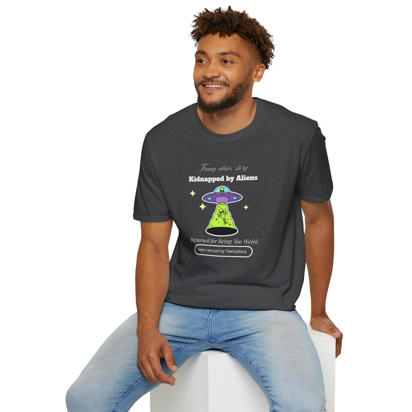 Alien Abduction Graphic Tee  Kidnapped by Aliens Funny UFO Shirt