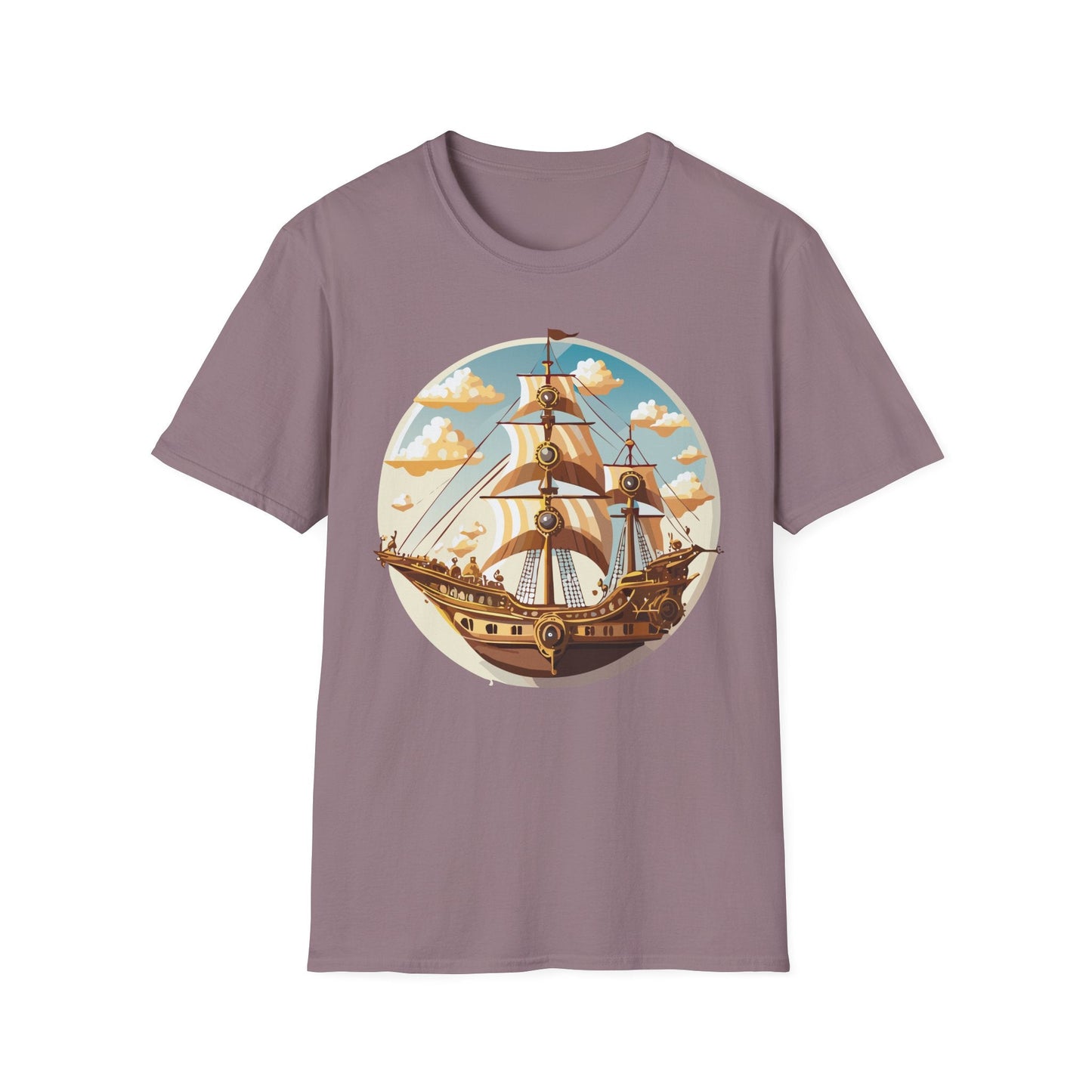 Ship T Shirt Frigate T Shirt Vessel Tee Gildan Softstyle 64000 Unisex Cotton Comfort