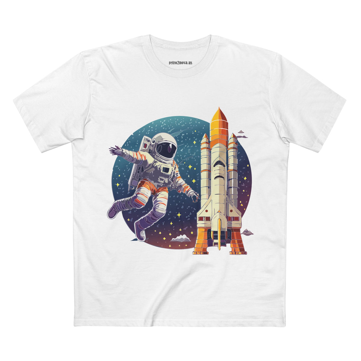 Cosmos Astronaut Graphic Tee Staple Unisex 100 Cotton Tee Shirt - CS-25