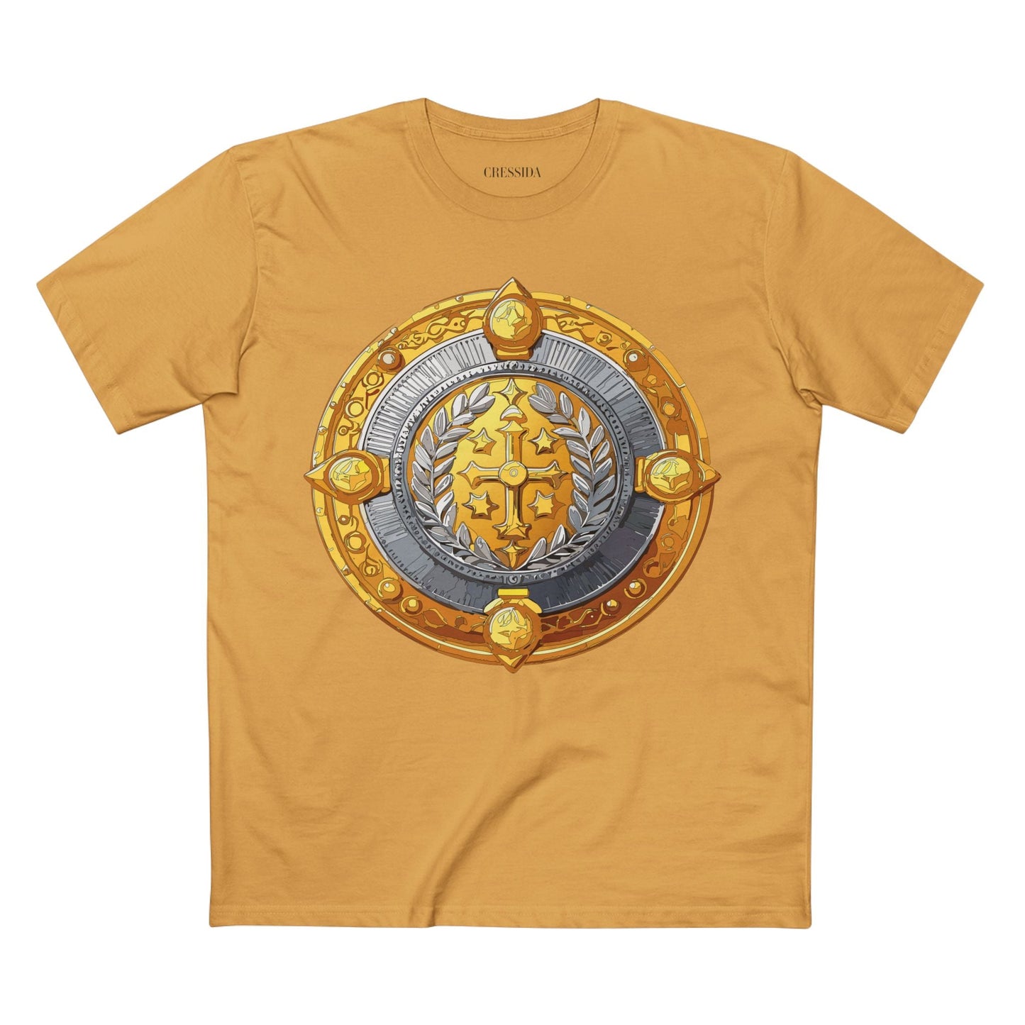 Antique Gold Coin Graphic Design T-Shirt Unisex 100 Cotton With Golden Print Artwork Tee 12