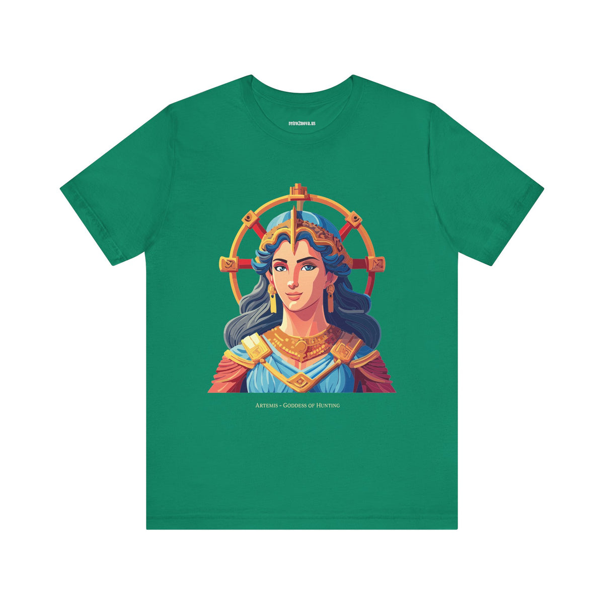 Goddess Graphic Unisex Cotton Bella+Canvas Tee with Artemis