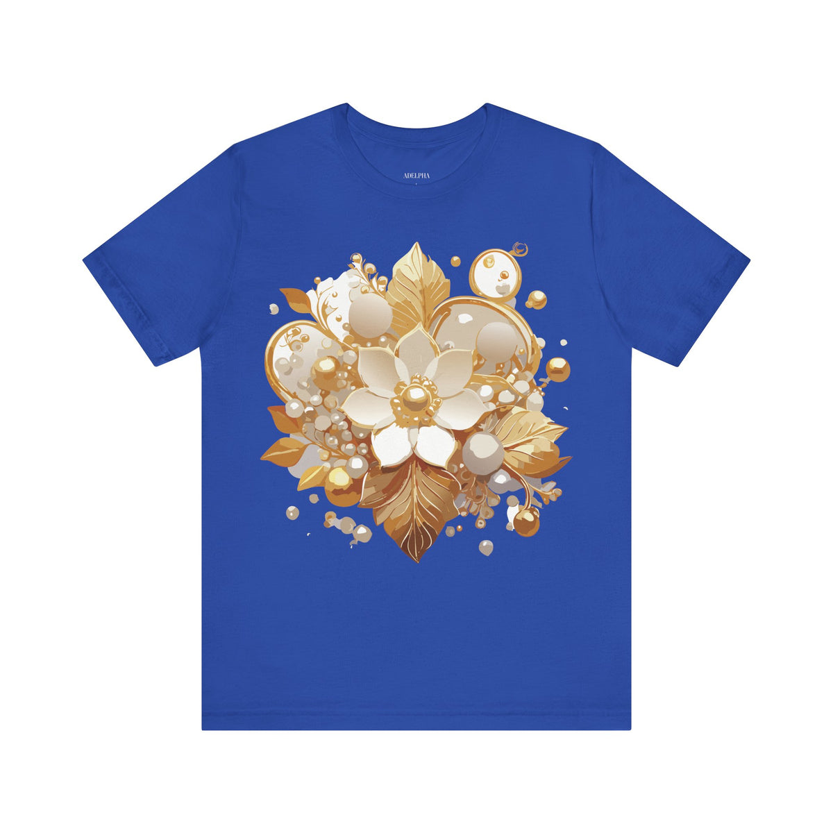 Jewelry Graphic Unisex Cotton Bella+Canvas Tee with Art Design n134