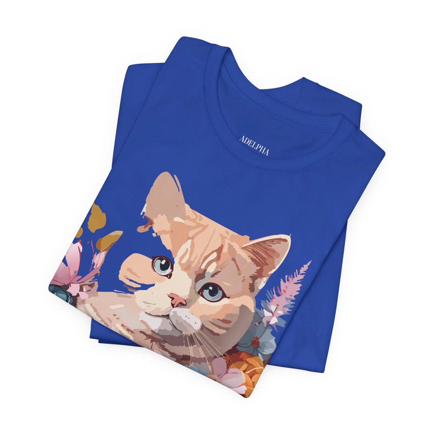 Adelpha Cat Graphic T Shirt Unisex Short Sleeve Art Design Tee Vintage Inspired