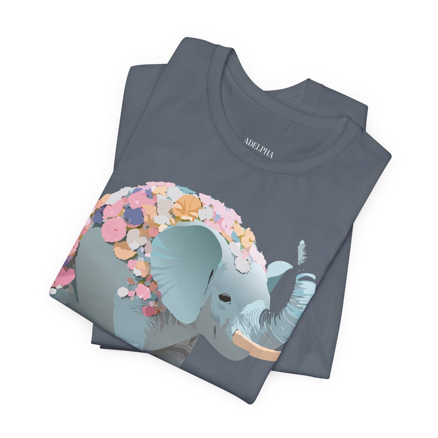 Elephant Graphic T Shirt Unisex Vintage Inspired Art Tee By Adelpha Short Sleeve