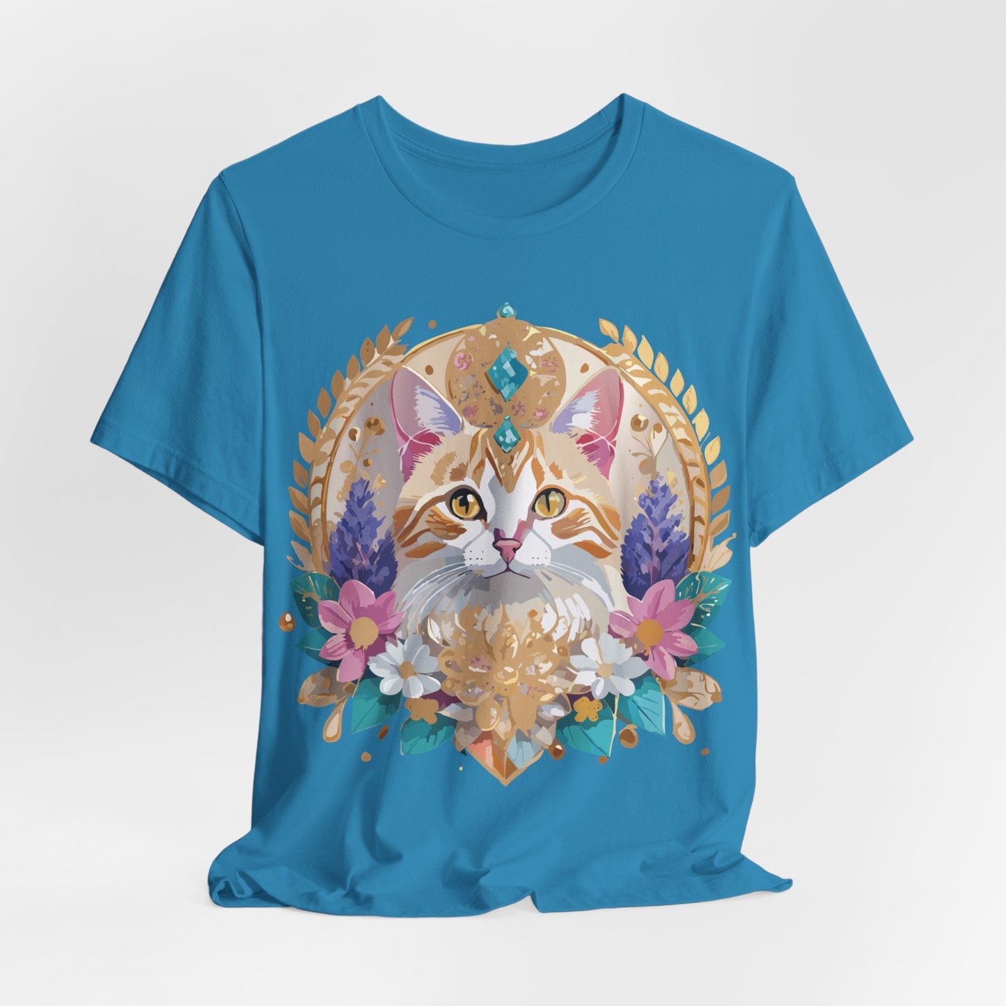 Medallion Graphic Unisex 100 Cotton Vintage Animal Medal Artwork Tee 10