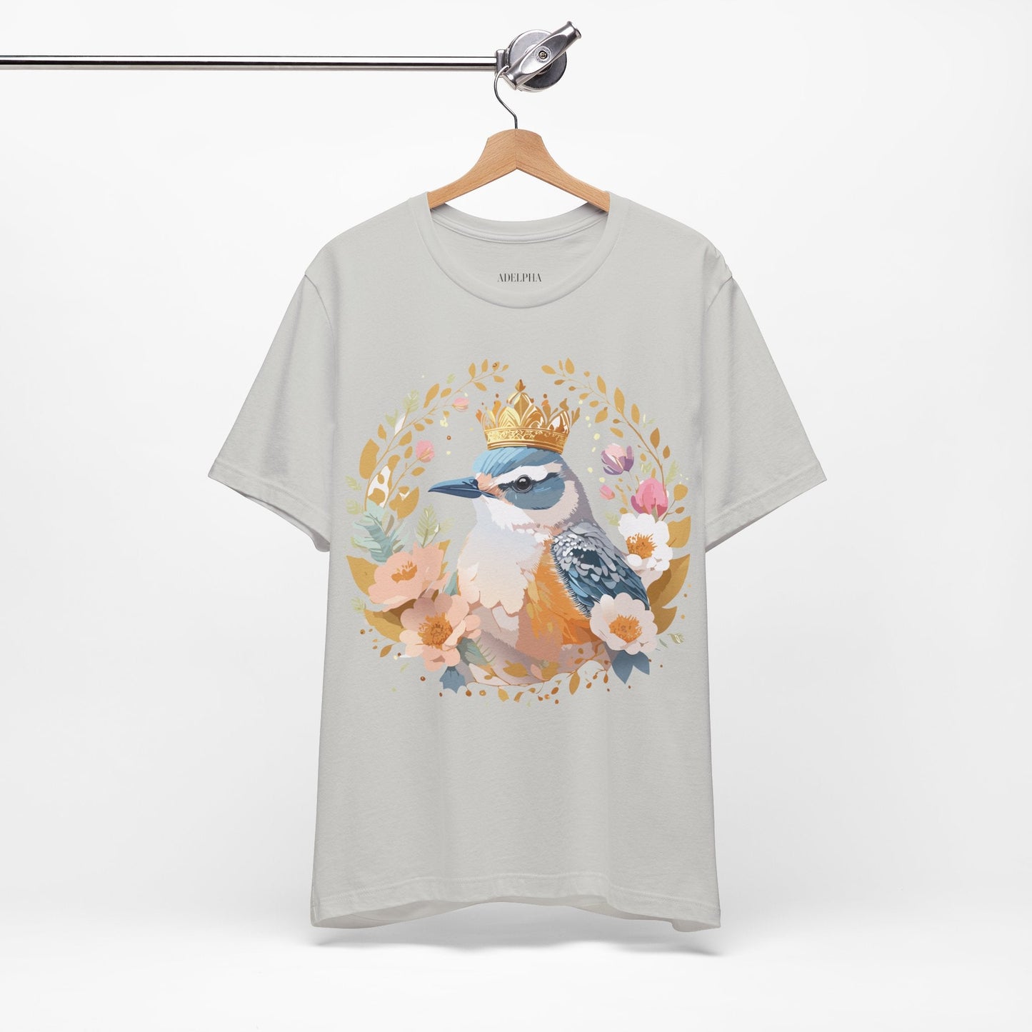 Medallion Graphic Unisex 100 Cotton Vintage Animal Medal Artwork Tee 33