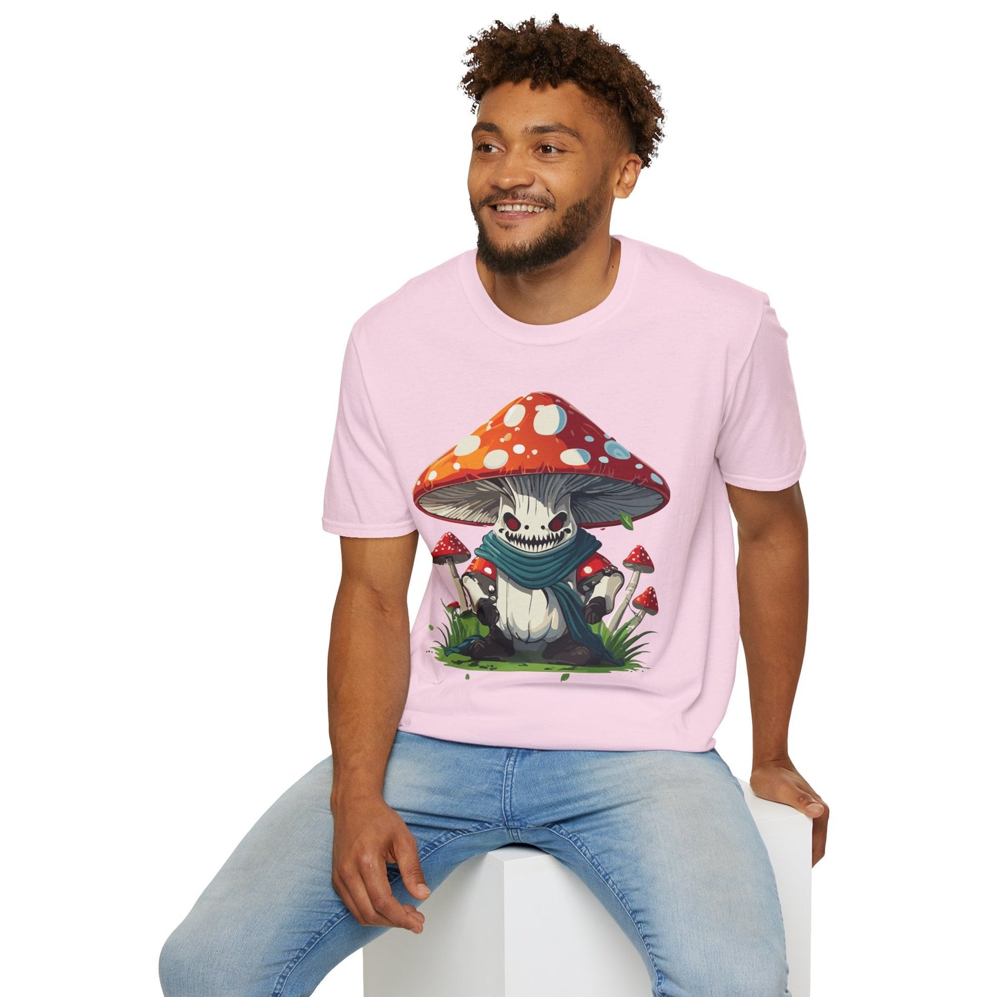 Unisex Mashroom T Shirt Funny Fungus Inspired Design Gildan Softstyle 64000 Tee Shirt