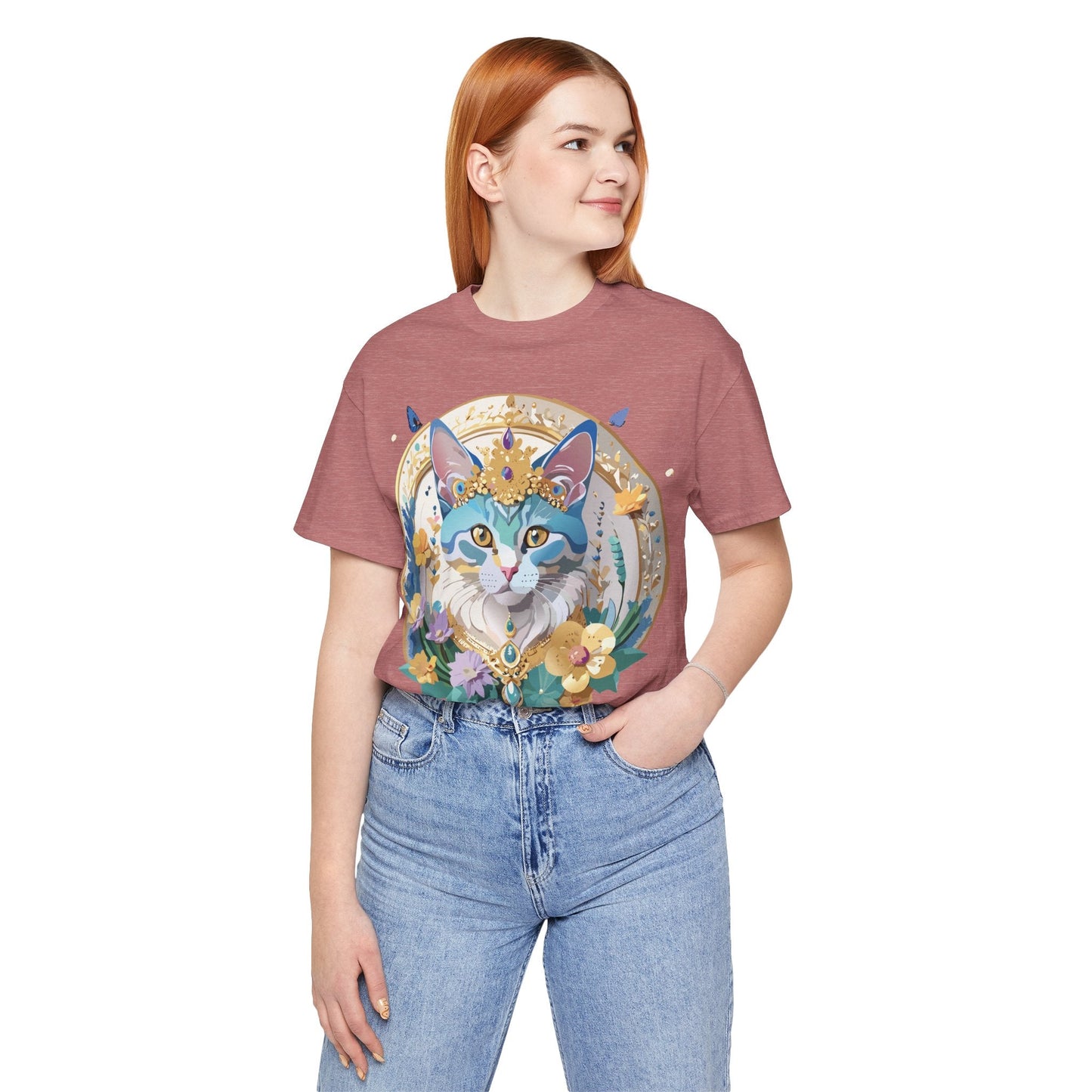 Unisex Graphic Tee With Adelpha Artwork Vintage Inspired Short Sleeve Jersey Shirt