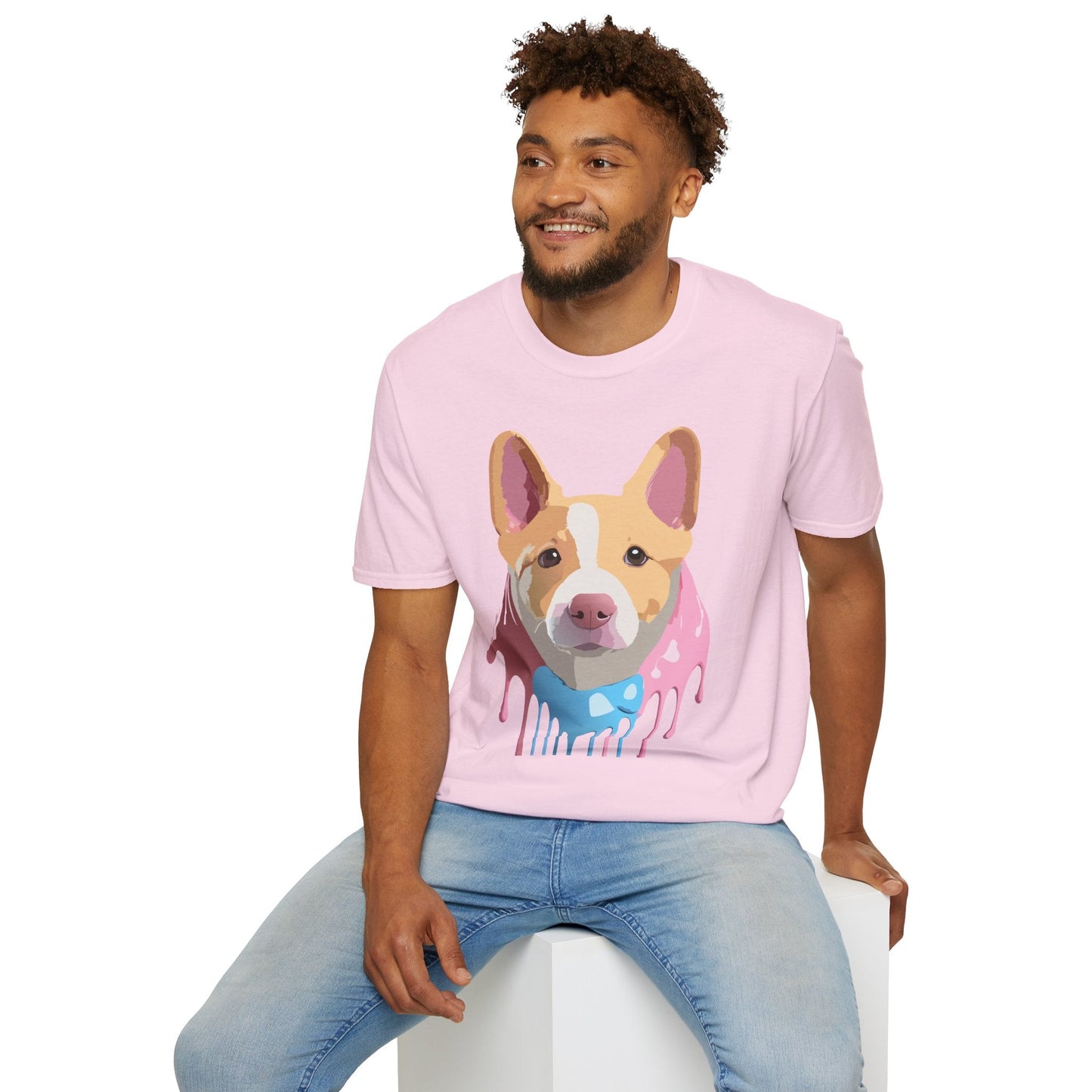 Dog Shirt Unisex Animal Print Tee Cotton T Shirt For Pet Lovers