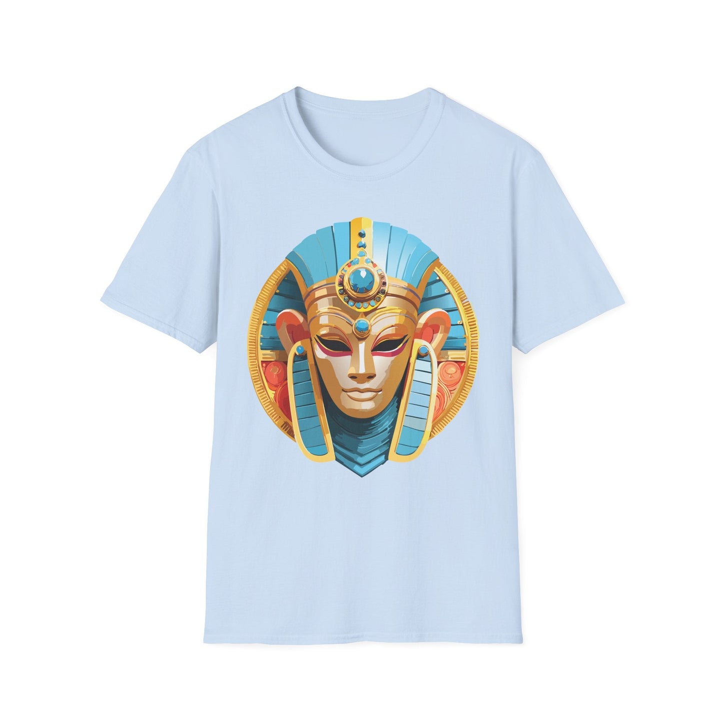 Mask Tee Shirt Unisex Softstyle Short Sleeve Art Design T Shirt 100 Percent Ring Spun Cotton