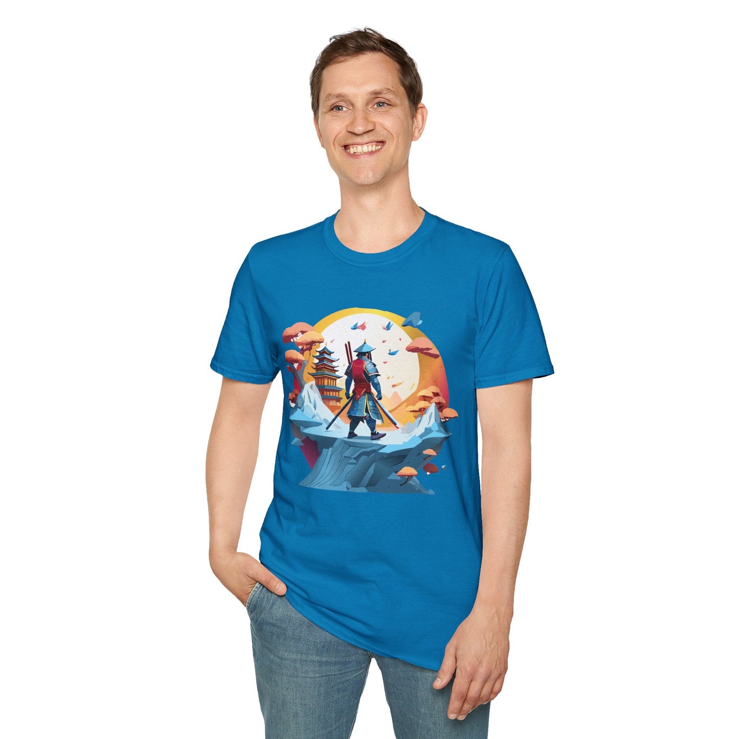 Samurai Shirt Unisex T Shirt Softstyle 64000 Gildan Tee For Everyday Comfort Durable Breathable