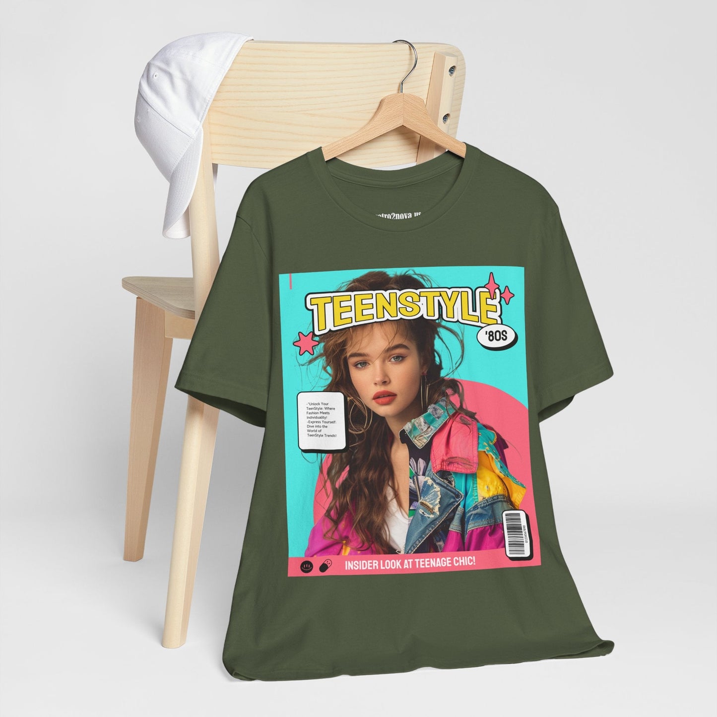 Magazine Cover Shirt Unisex Jersey Short Sleeve Tee Lightweight Breathable Fabric