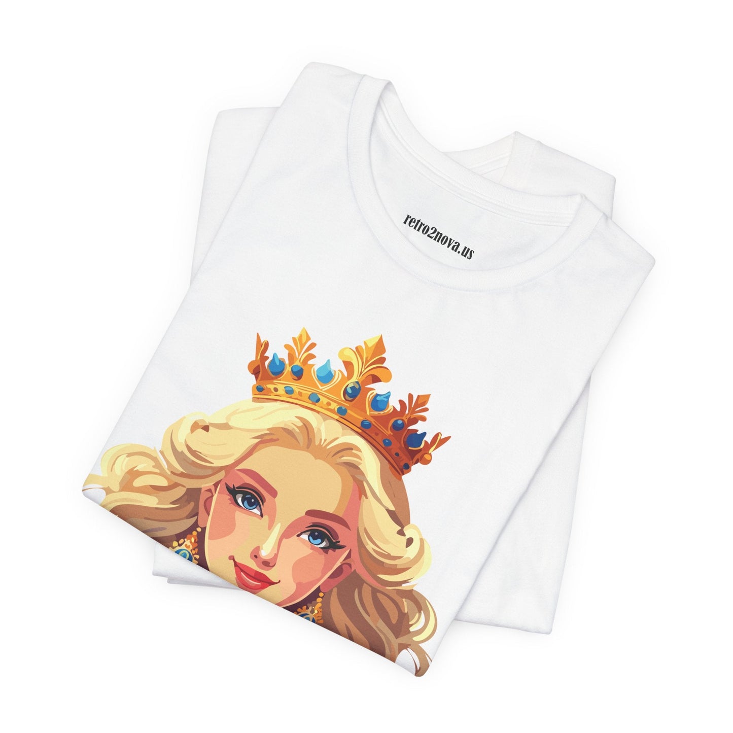 Goddess Graphic Cotton Tee Unisex Short Sleeve By Retro2Nova Original Art Vintage Inspired