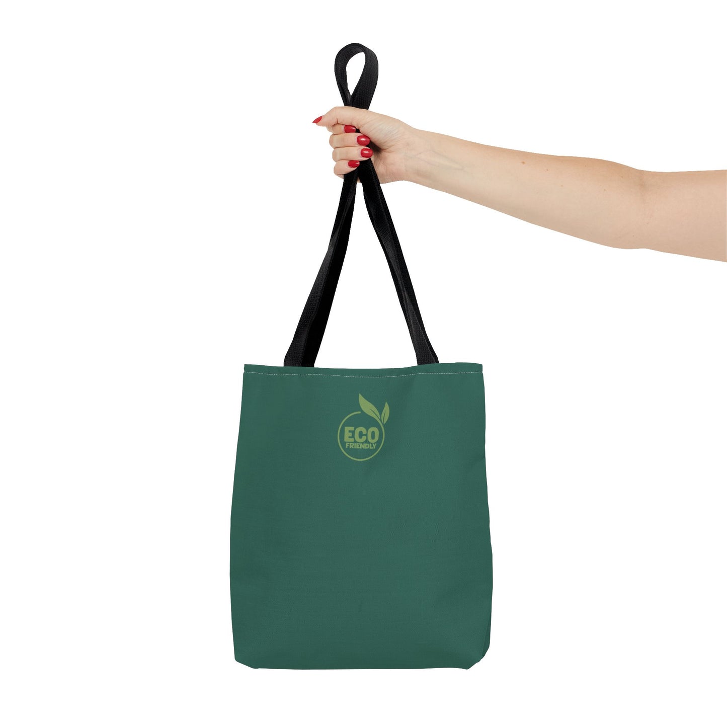 ECO GREEN COLOR CANVAS BAG HIGH-QUALITY 100% SPUN POLYESTER 3 SIZES BAG-E7