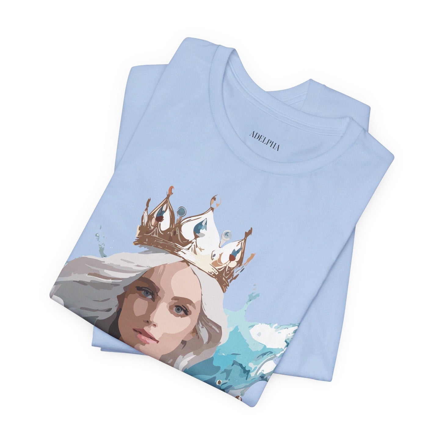 Queen Graphic T Shirt By Adelpha Unisex Jersey Short Sleeve Vintage Inspired Art Tee