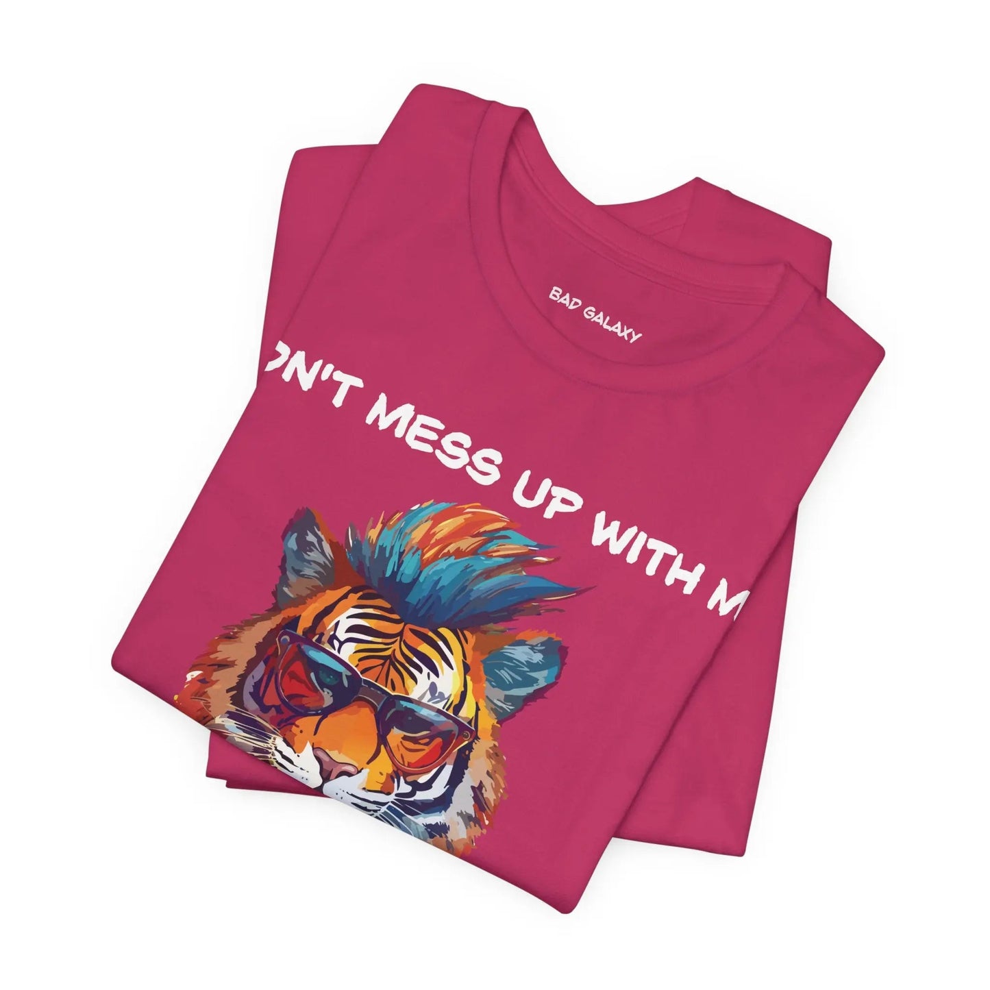 Animal T Shirt Bad Galaxy Made To Order Cotton Tee With Eco Friendly Inks Free Shipping USA