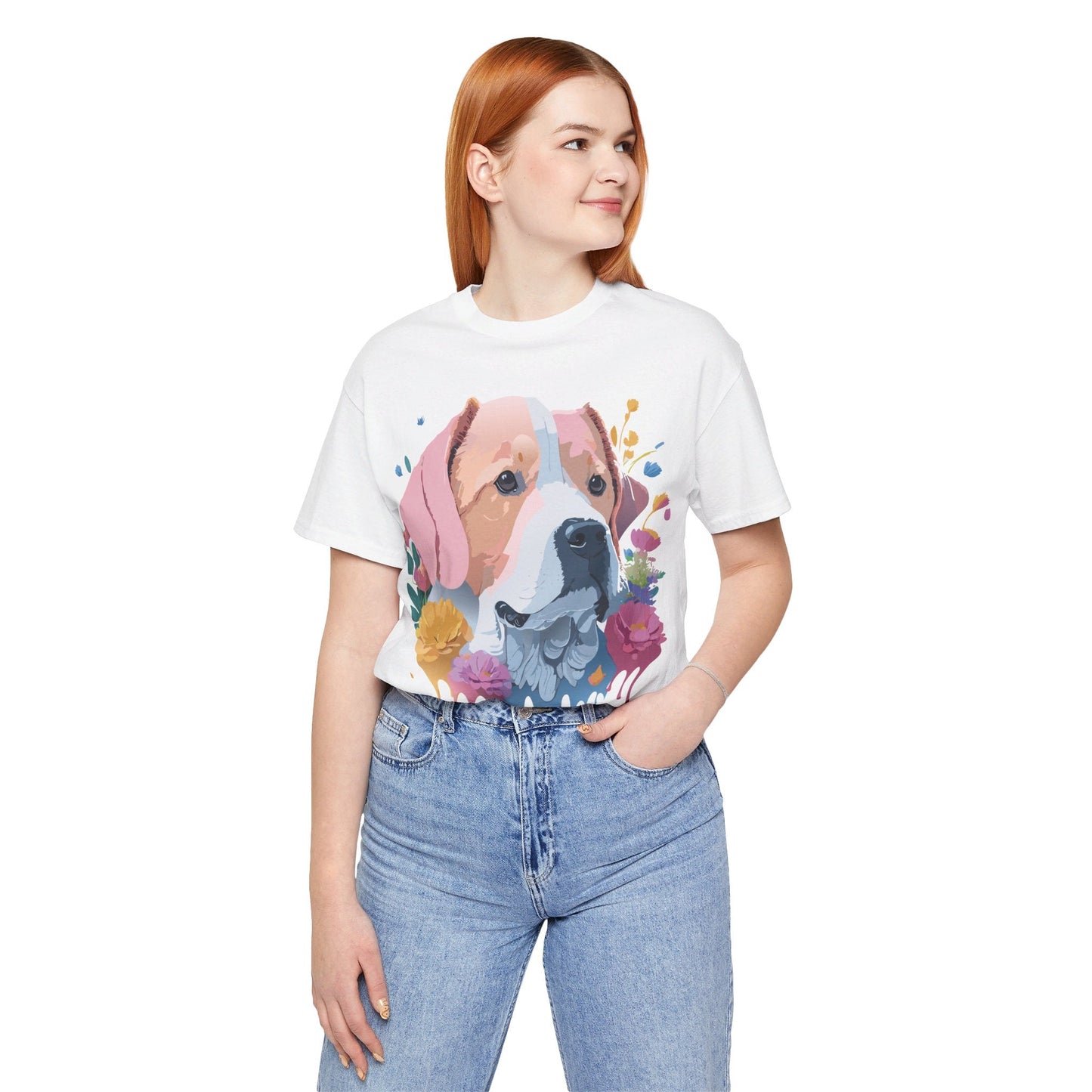 Dog Graphic Unisex 100 Cotton T-Shirt 10
