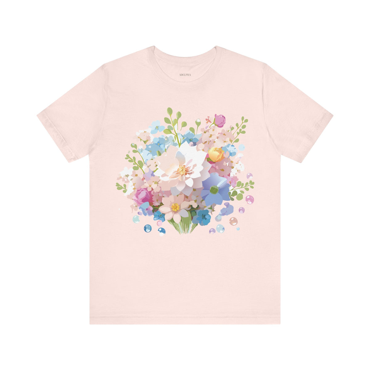 Floral Graphic Tee Shirt - Bella+Canvas Unisex 100 Cotton 13