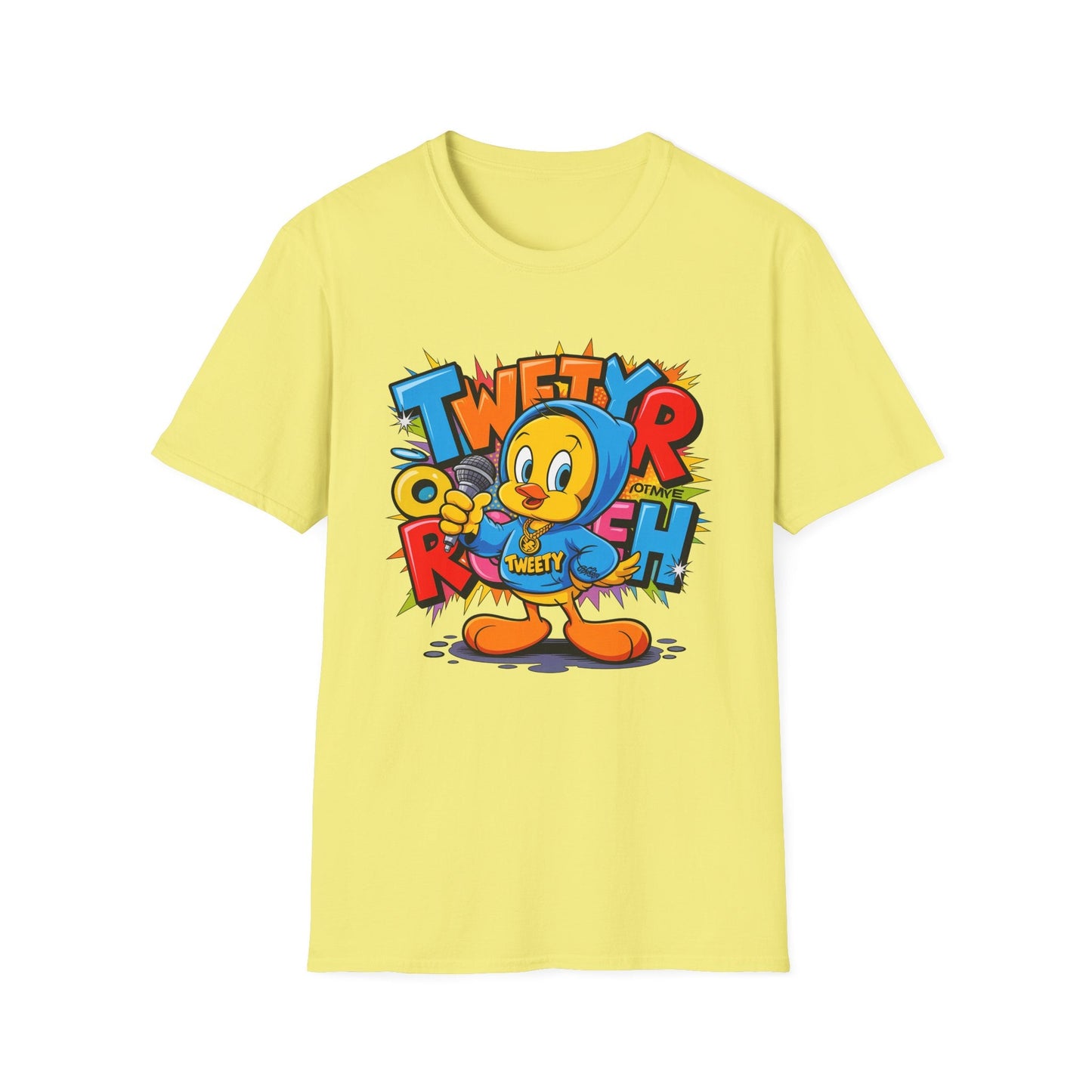 Cartoon T Shirt With Animation Funny Animals Tee Unisex Gildan Softstyle 64000 Pro