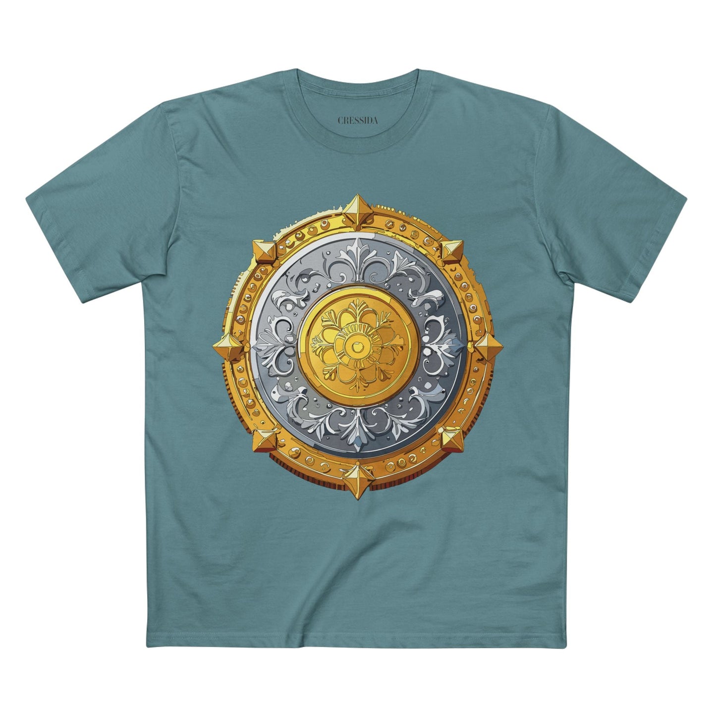 Antique Gold Coin Graphic Design T-Shirt Unisex 100 Cotton With Golden Print Artwork Tee 22