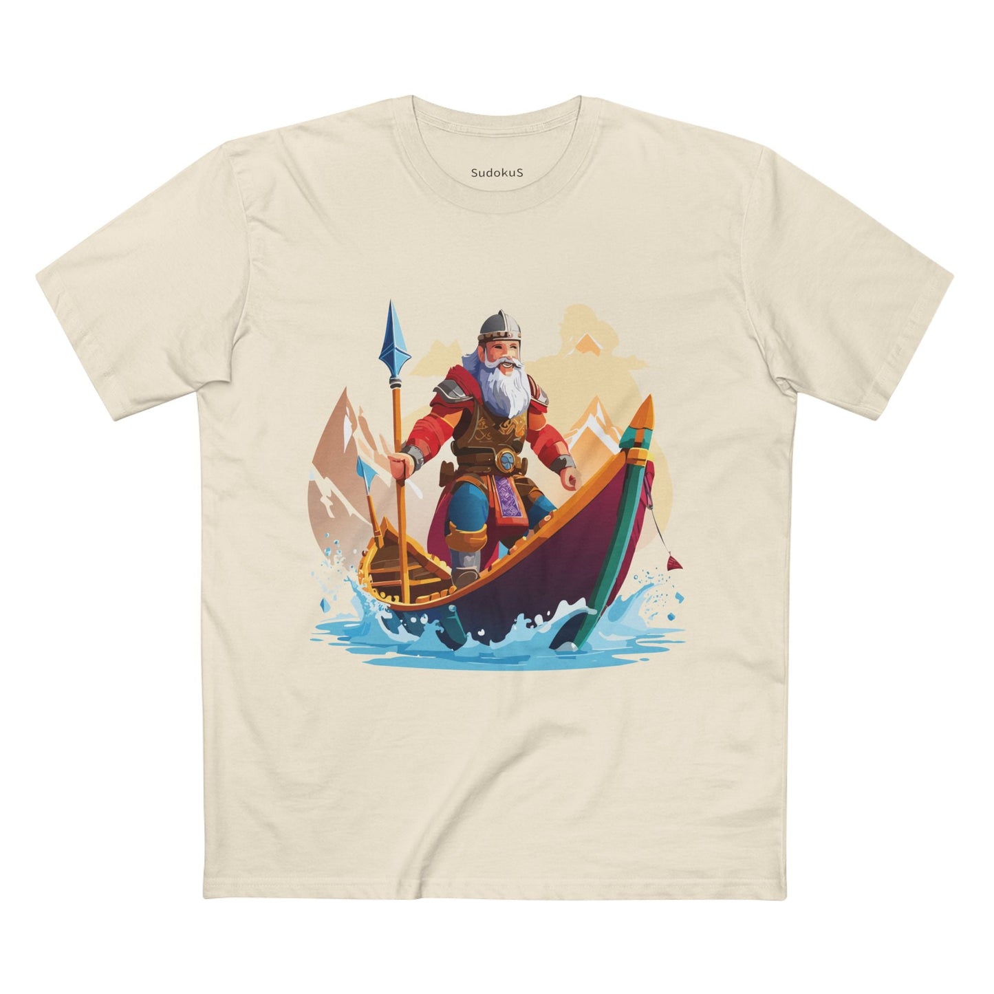 Viking Graphic Unisex 100 Cotton Staple Tee 6