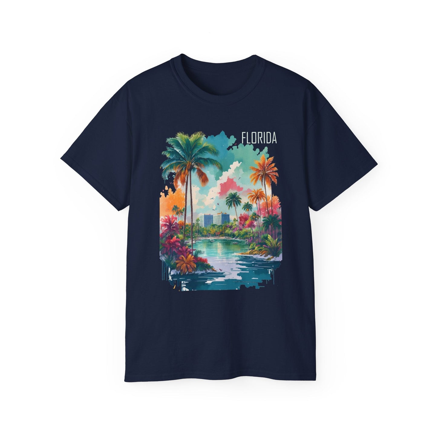 Florida Graphic Unisex Cotton T‑Shirt 2