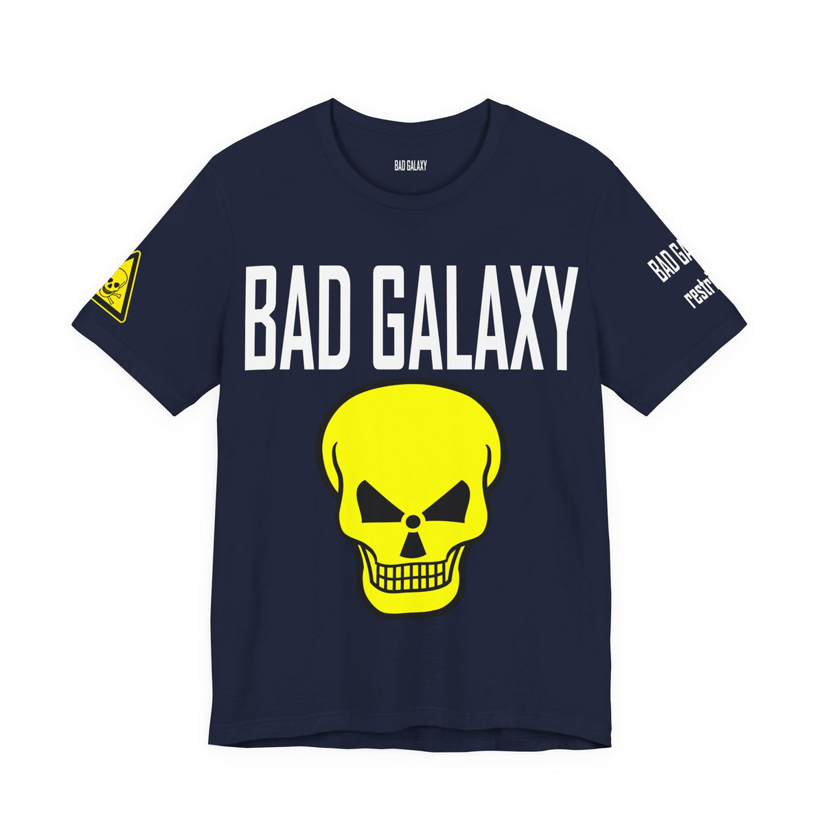 Skull Rock Graphic Unisex Cotton Bella+Canvas Tee with Art Design b41
