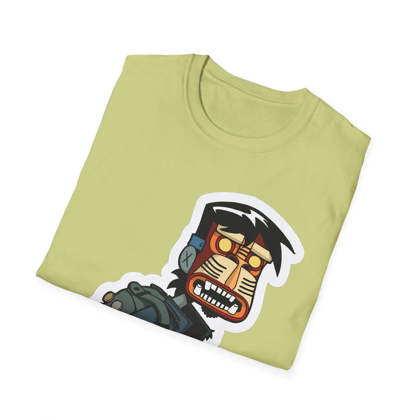 Cartoon T Shirt Animation T Shirt Funny Tee Shirt Unisex Short Sleeve Softstyle Cotton Tee 64000
