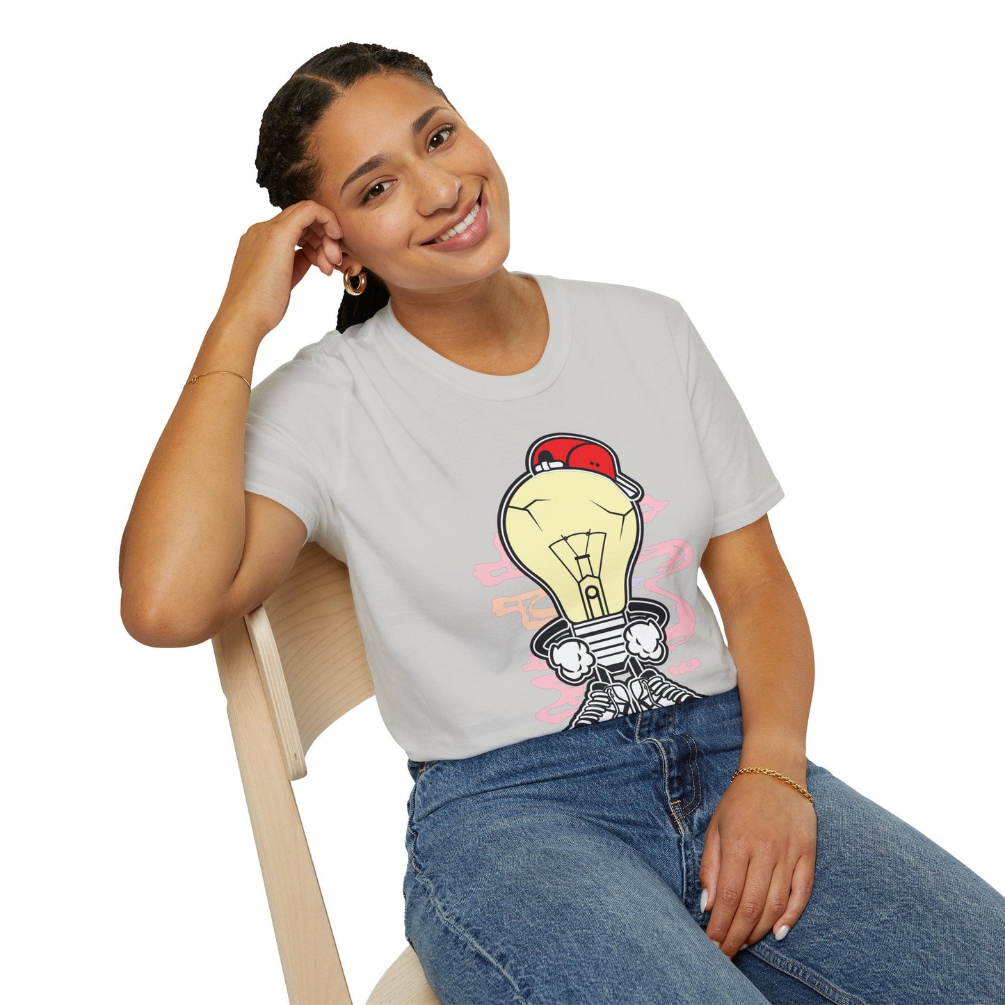 Cartoon T Shirt Animation Tee Funny Graphic Unisex Gildan Softstyle 64000 Cotton Tee