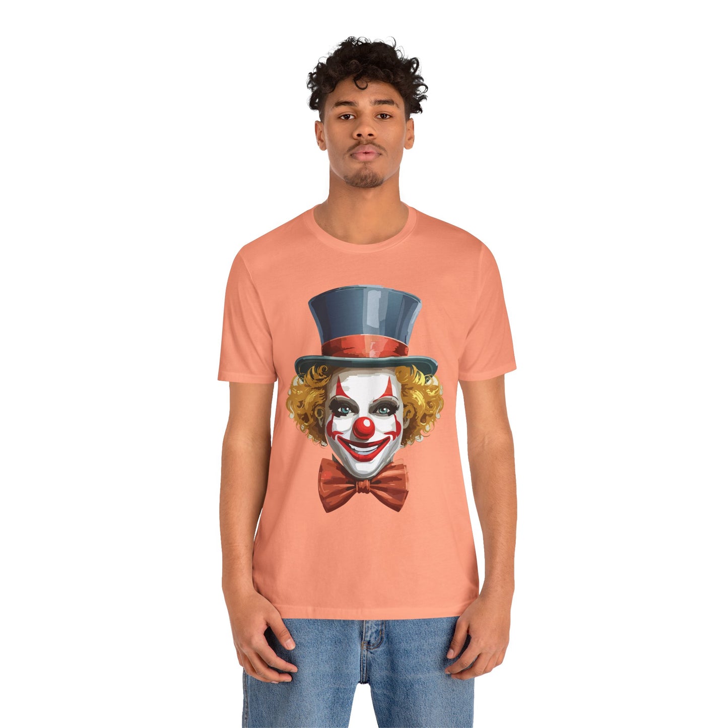 Clown Shirt, Funny Shirt, T-Shirt with Clown, Funny Art Design Tee, Circus Tees, Circus T-Shirt, Unisex Humor Wear 11