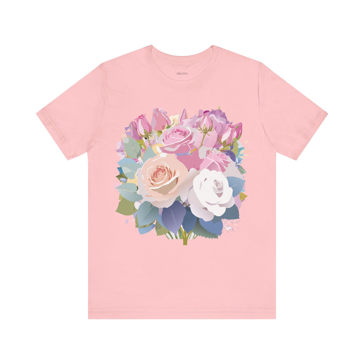 Floral Graphic Tee Shirt - Bella+Canvas Unisex 100 Cotton 19