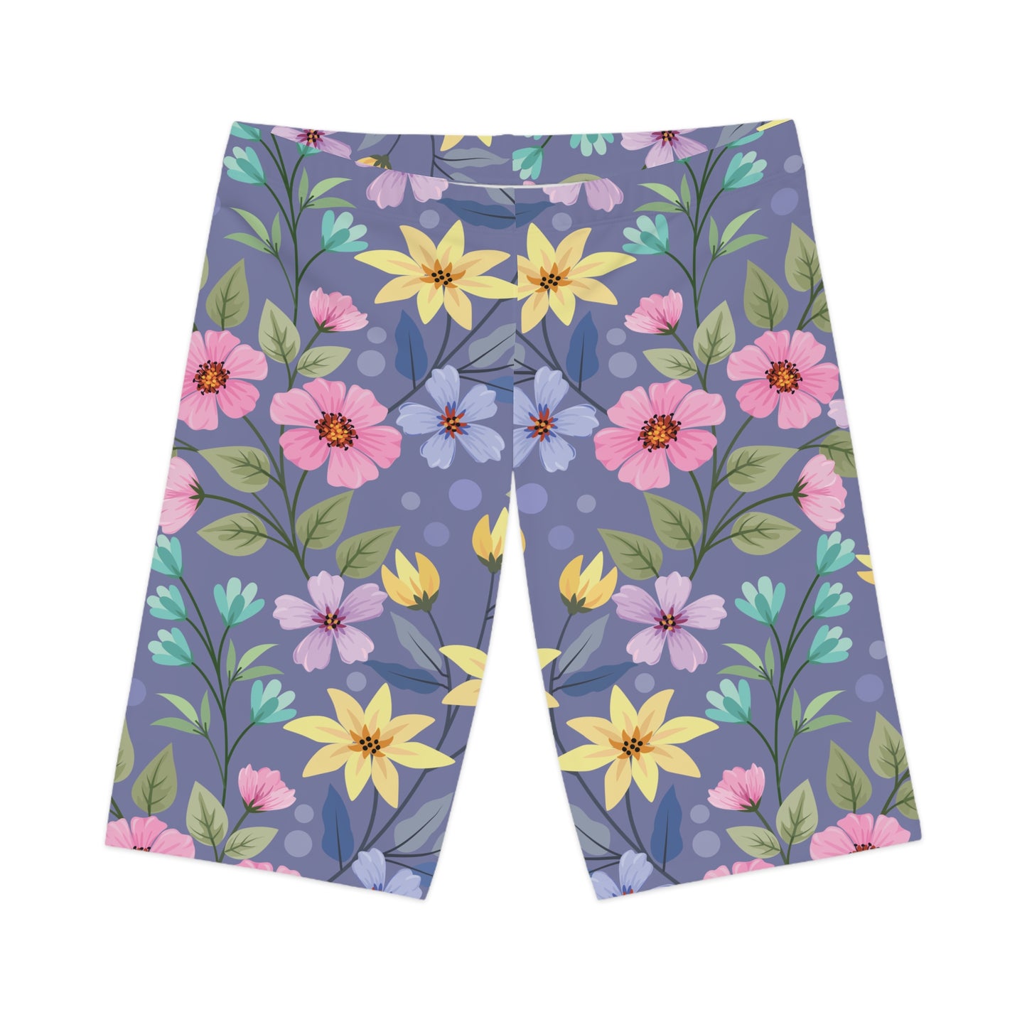 Bike Shorts with Floral prints