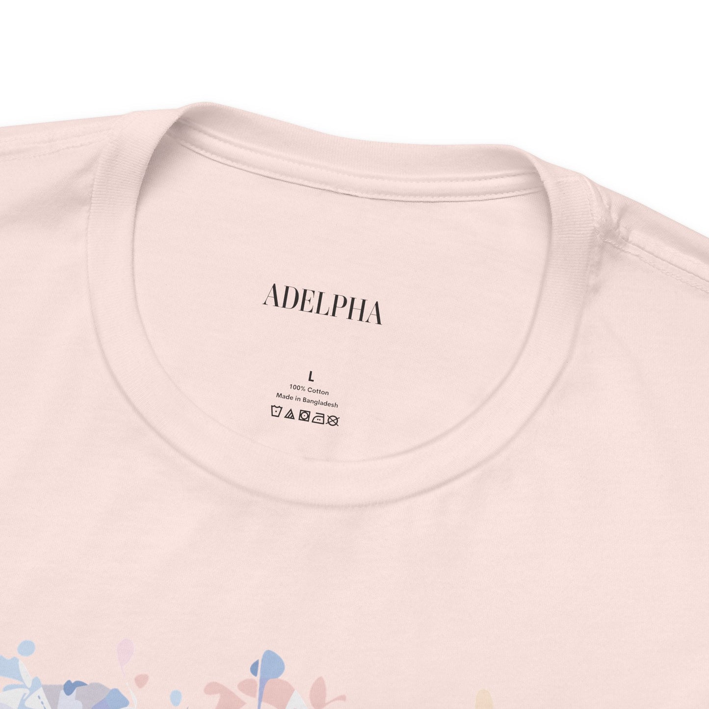 Letter Q Shirt Graphic Tee Unisex Short Sleeve by Adelpha Vintage Inspired Artwork