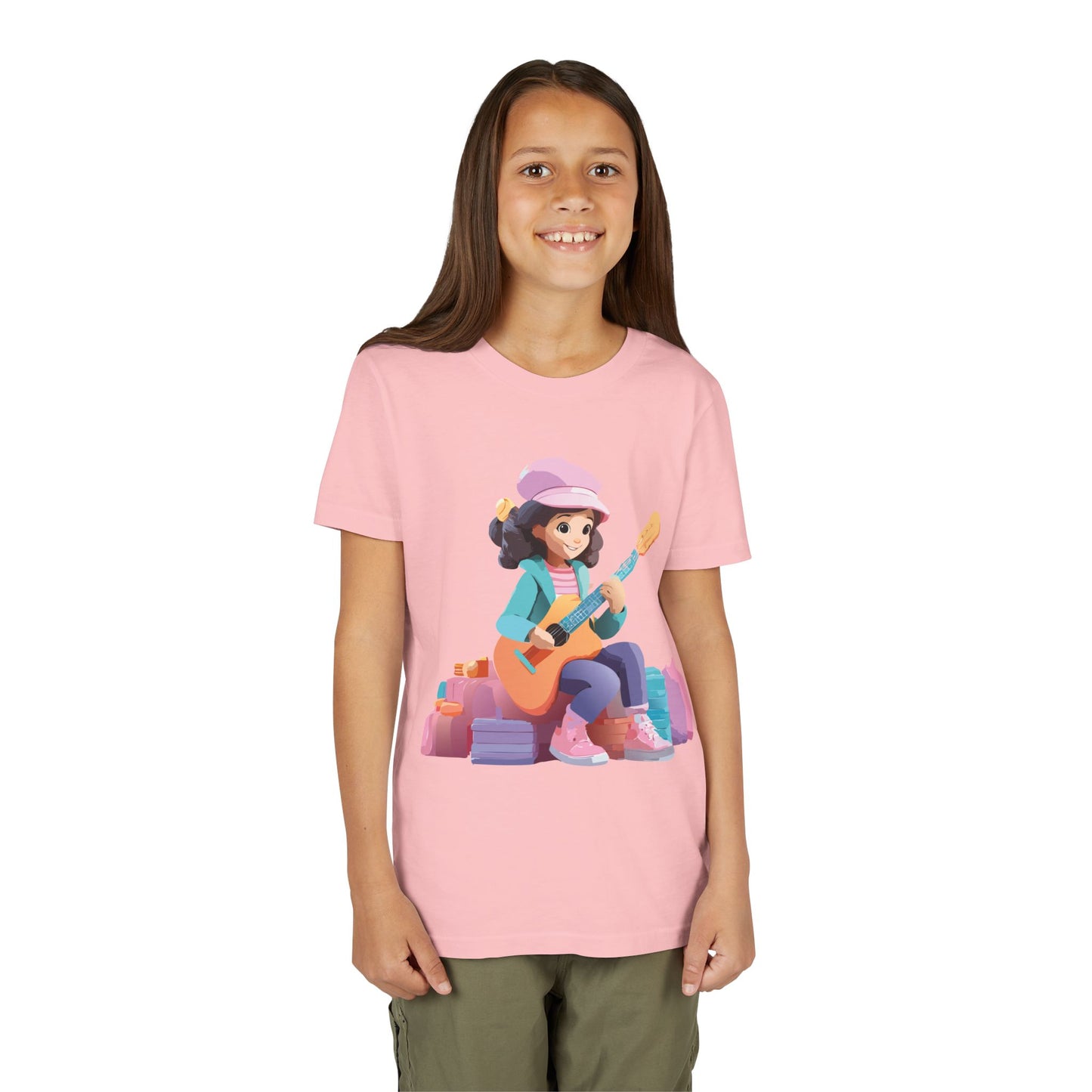 Camiseta gráfica de músico juvenil: perfecta para pequeños artistas y amantes de la música (de 9 a 14 años)