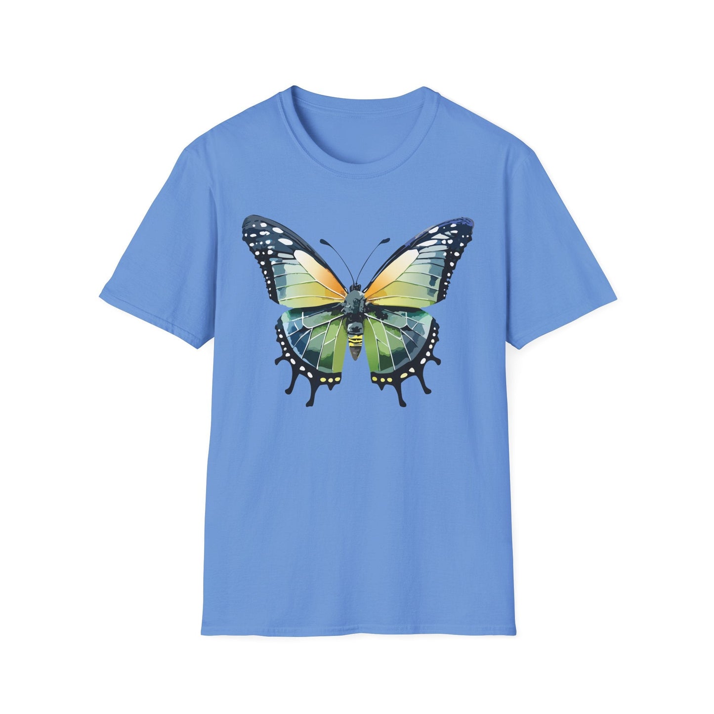 Butterfly Shirt Unisex Softstyle Gildan 64000 Monarch Butterfly Graphic Tee For Men And Women