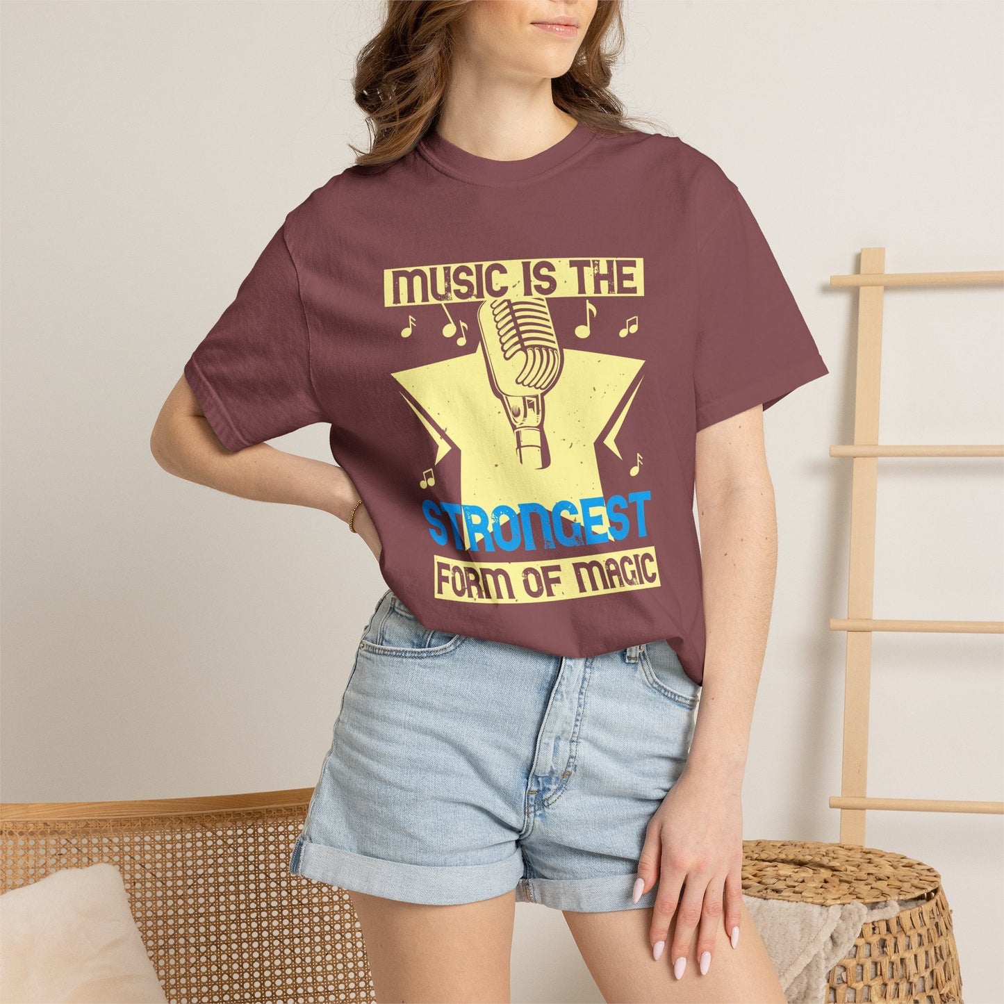 Music Graphic Design Unisex Cotton T-shirt m35