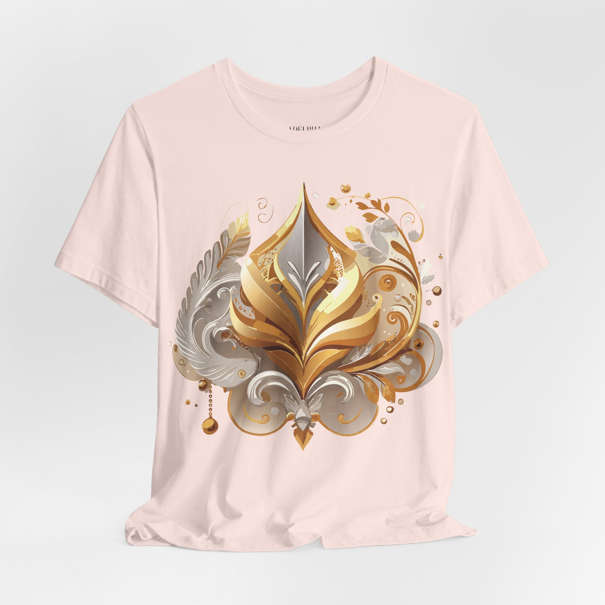 Jewelry Graphic Unisex Cotton Bella+Canvas Tee with Gemstones Art Design m31