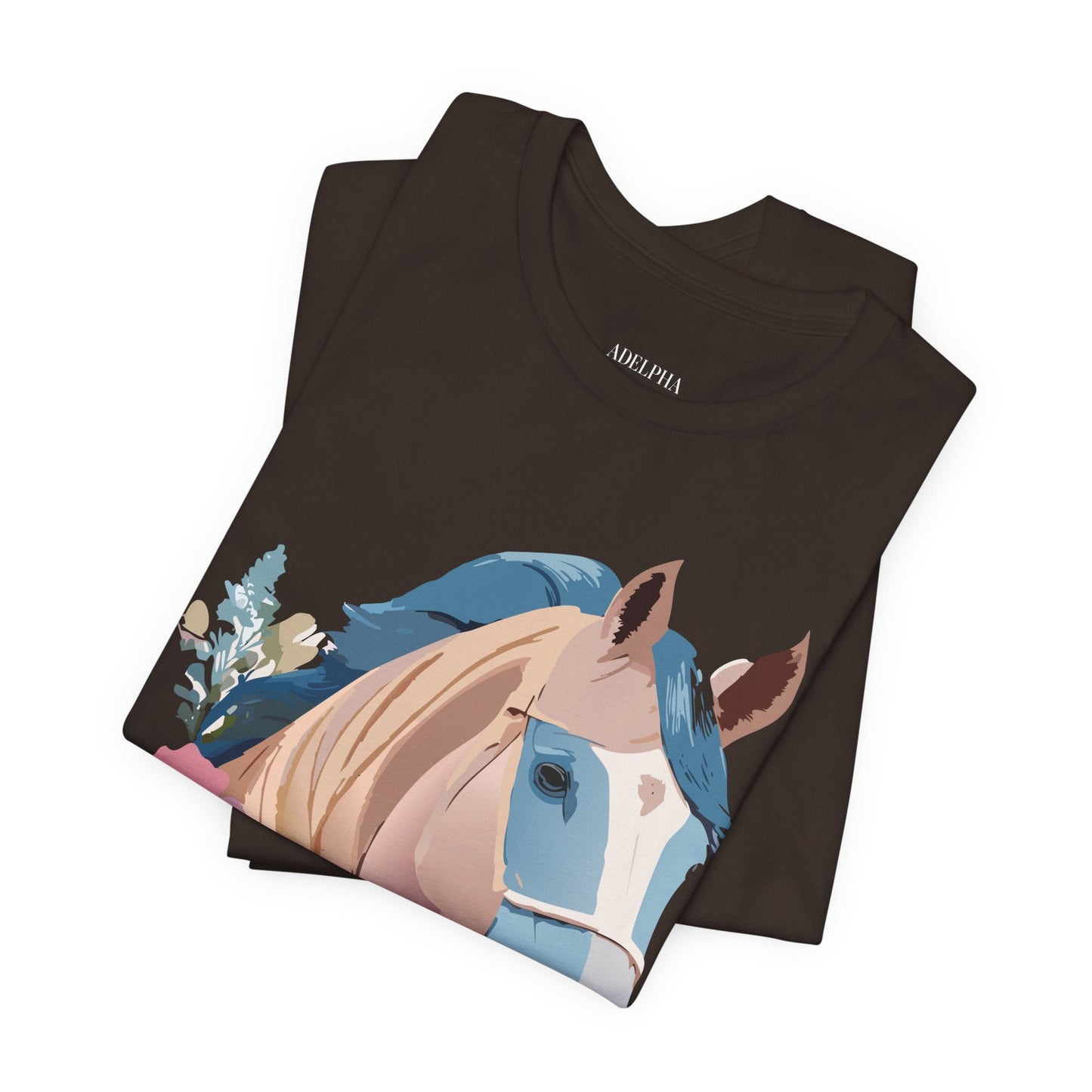 Horse Graphic Unisex 100 Cotton Vintage Animal Art T-Shirt 12