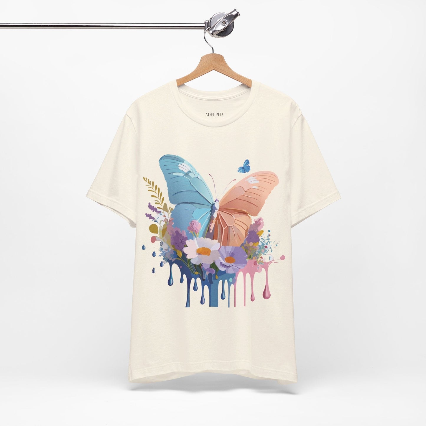 Butterfly Graphic Tee By Adelpha Unisex Vintage Inspired Art Shirt
