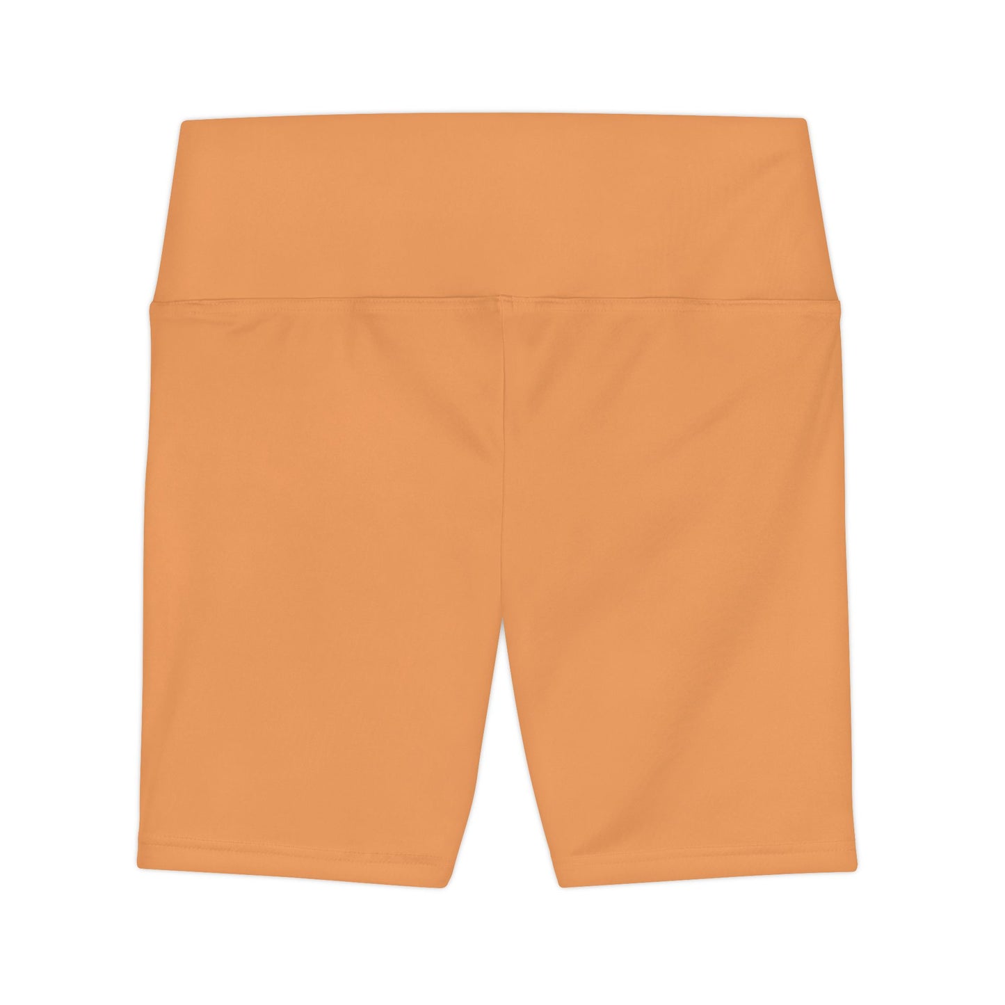Sandy Gold Women's Workout Shorts — High-Waist Biker Shorts for Yoga & Running