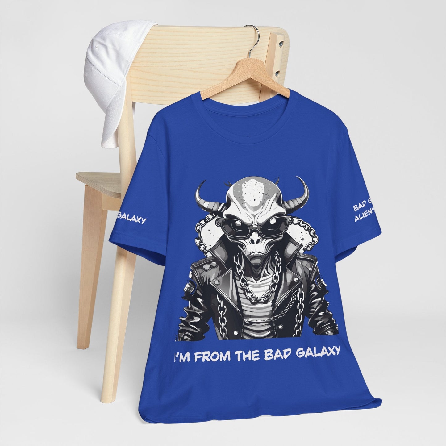 Alien Tee Shirt From Bad Galaxy 100 Cotton Made To Order With Eco Friendly Inks Free Shipping