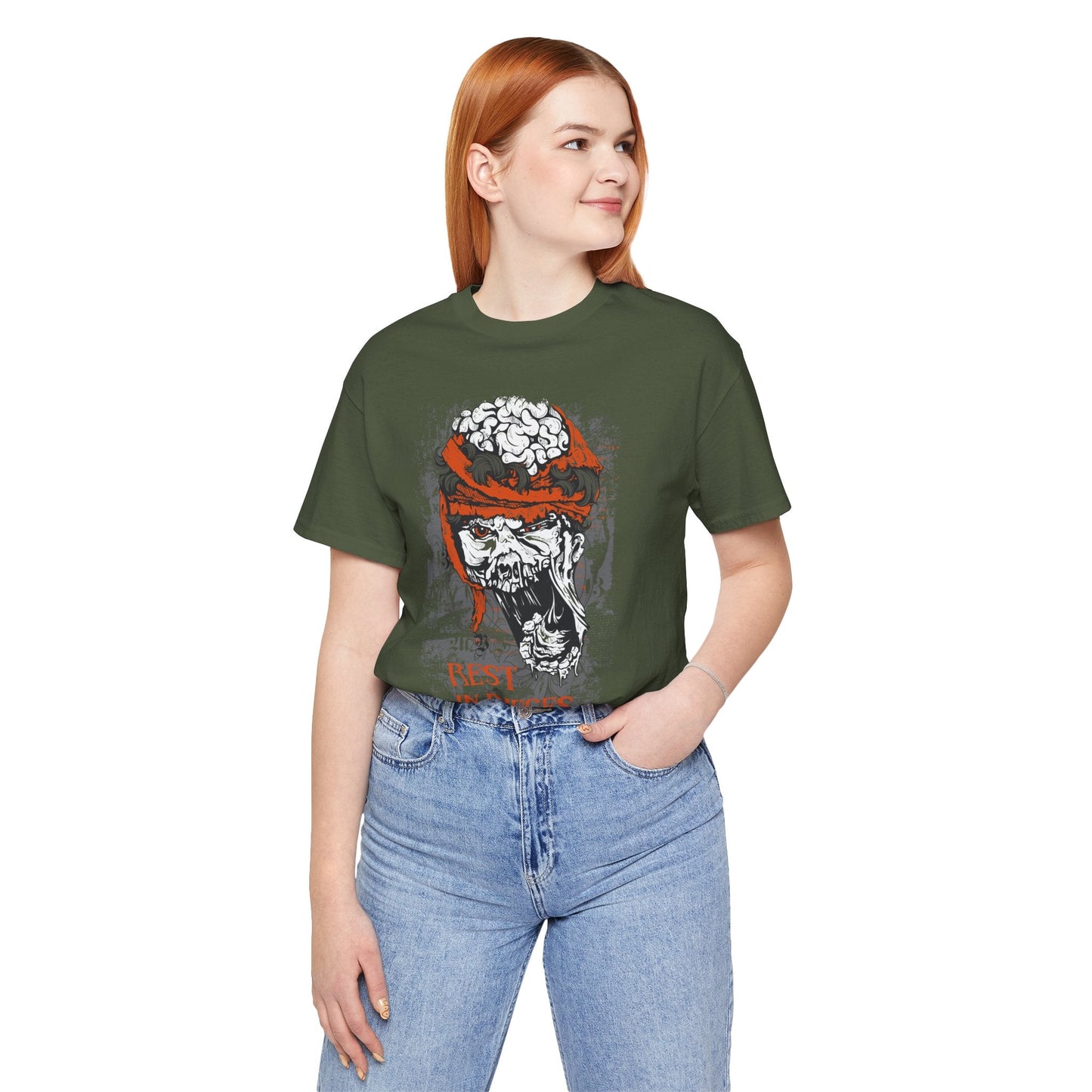 Skull Graphic Unisex Cotton T-Shirt r10