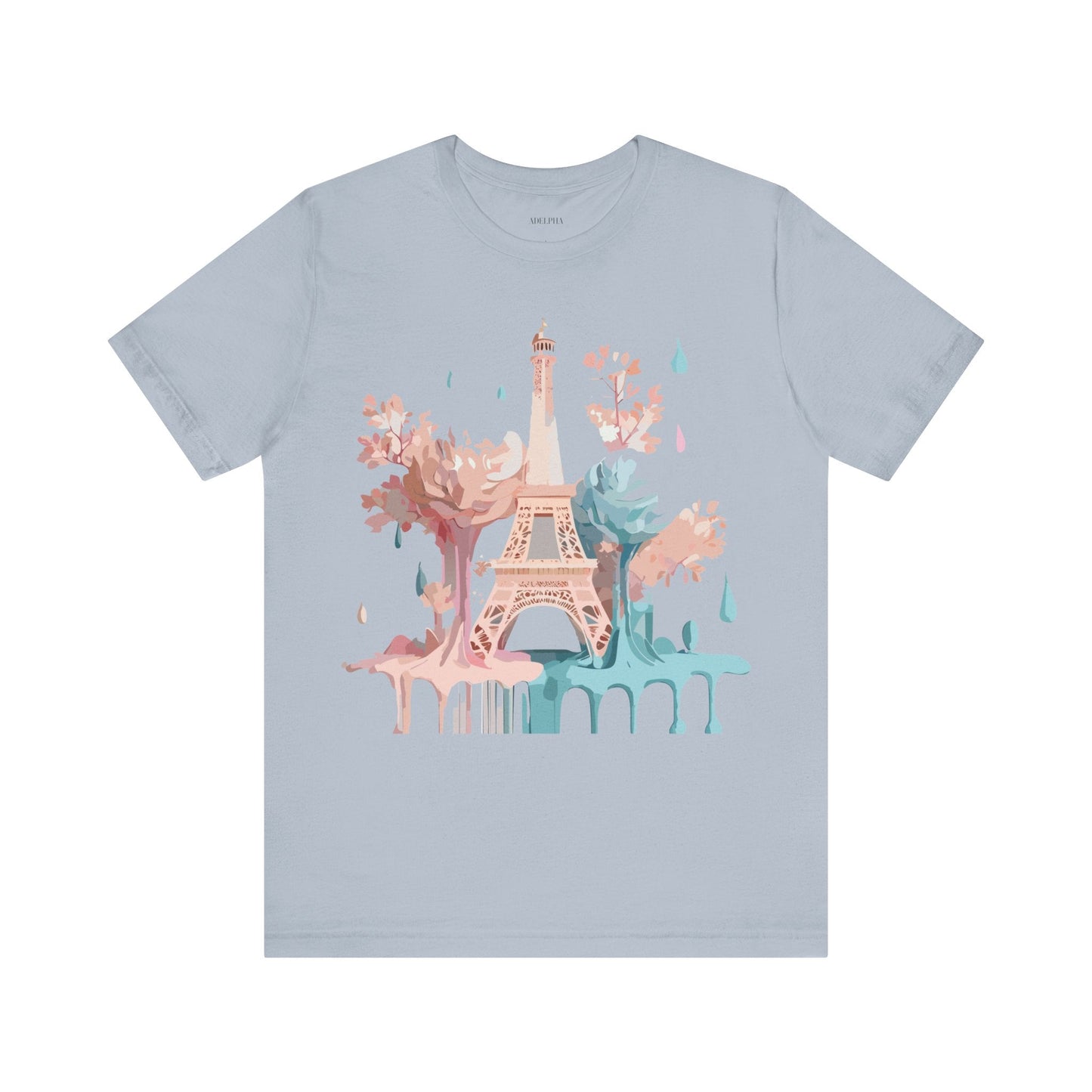 Paris Tourist Shirt Graphic Tee Unisex Vintage Inspired Art Adelpha Premium Quality