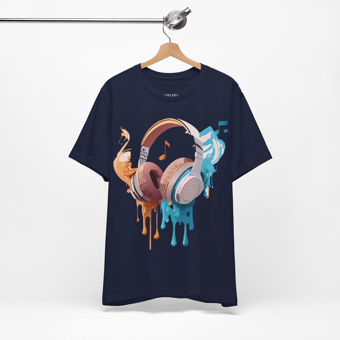 Adelpha Music T Shirt Unisex Graphic Tee Vintage Inspired Artwork Short Sleeve Premium