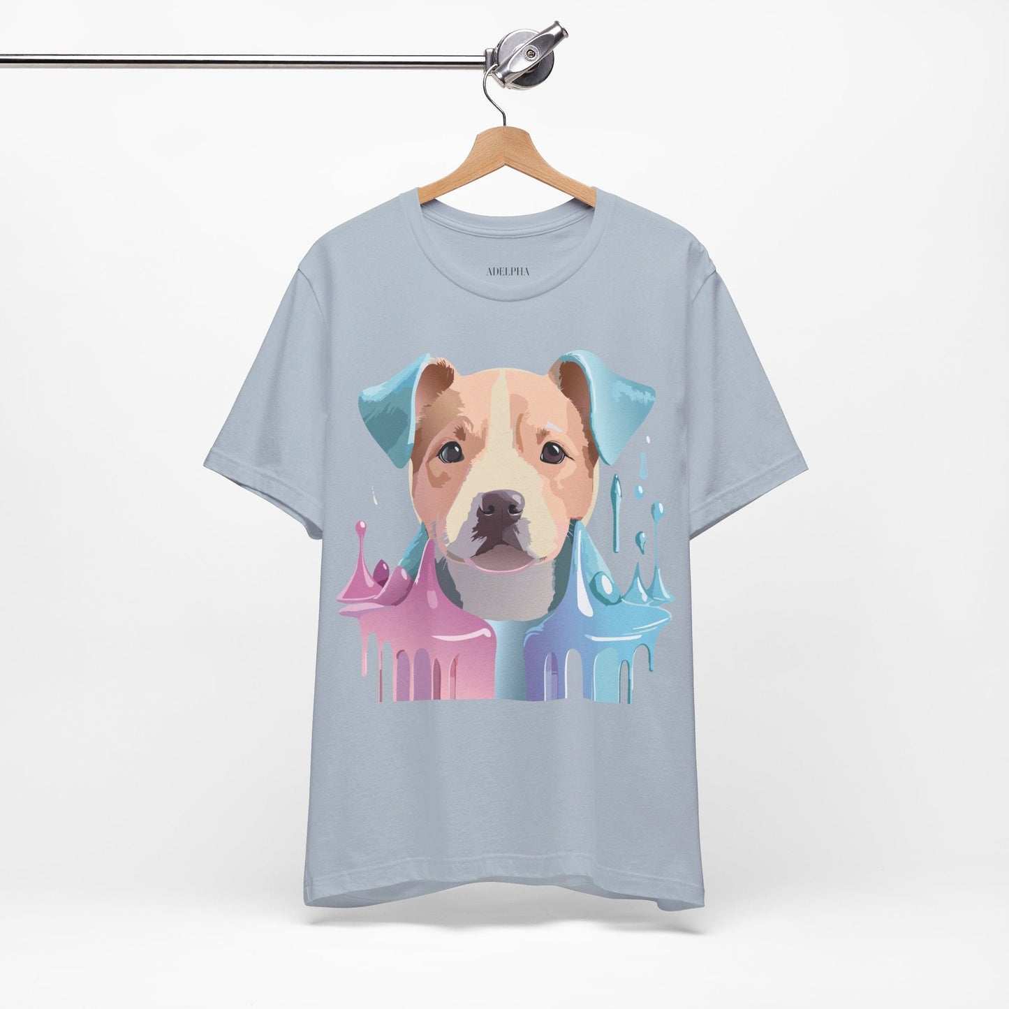 Dog Graphic T Shirt Unisex Jersey Short Sleeve Adelpha Vintage Art Tee Premium Comfort