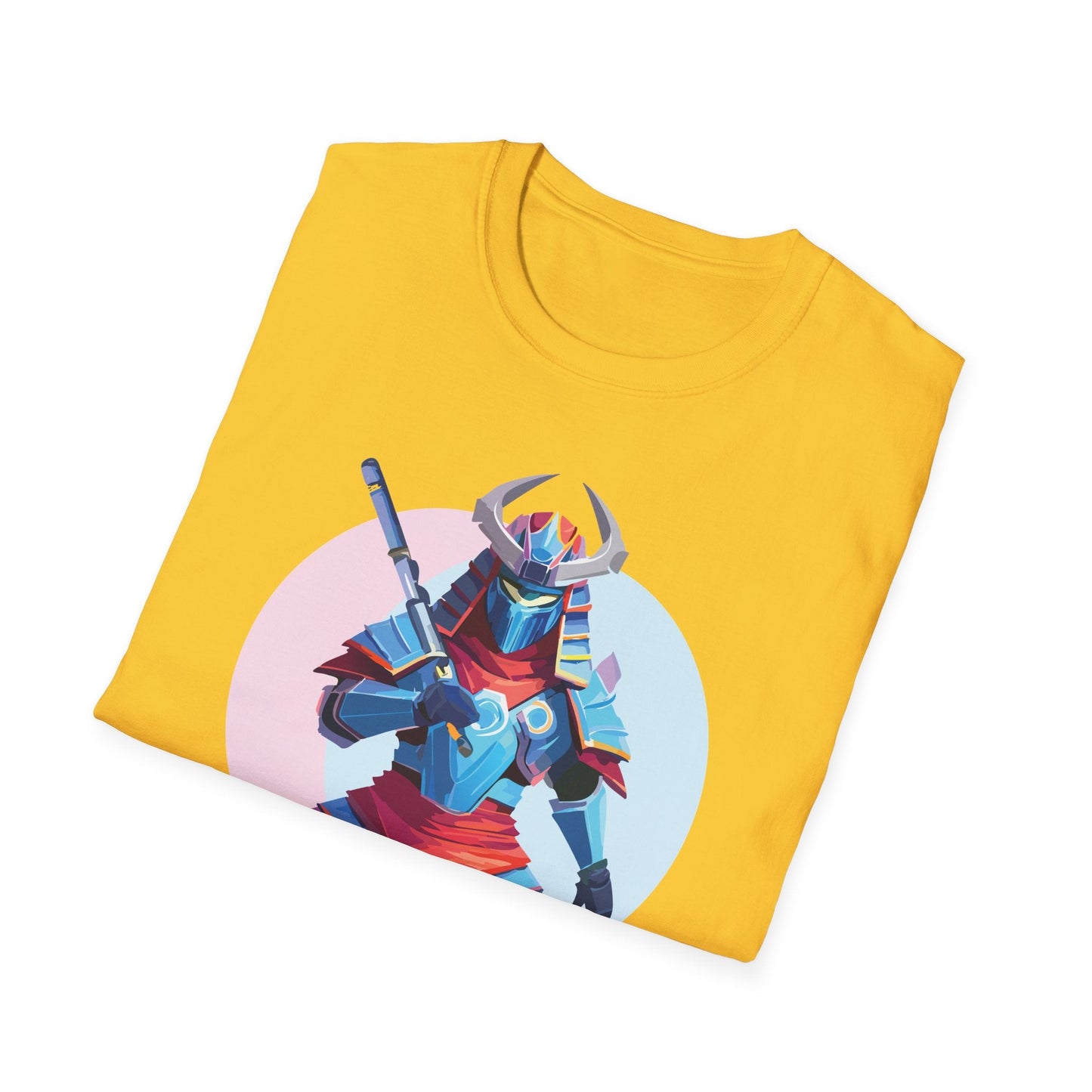Samurai T Shirt Unisex Softstyle Tee Made From 100 Percent Ring Spun Cotton Gildan 64000