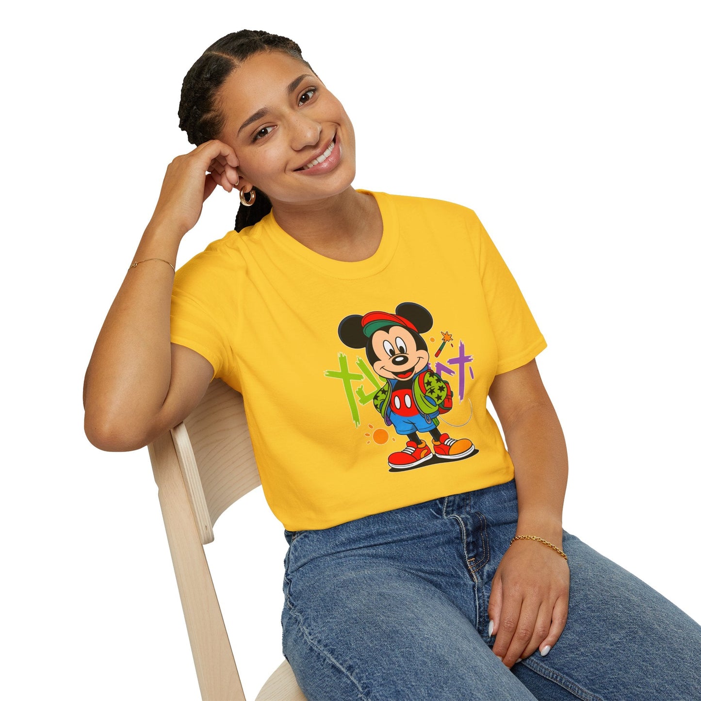Unisex Cartoon T Shirt With Animation Artwork Funny Animals Tee For Casual Wear Everyday