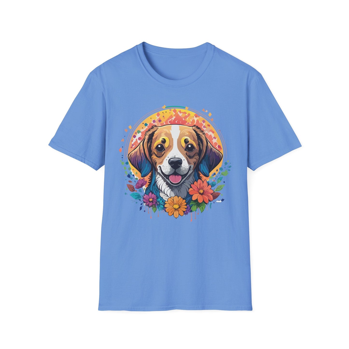 Dog Shirt Unisex Animal Tee Gildan 64000 Softstyle Ring Spun Cotton